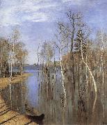 Springtime Flood Isaac Levitan